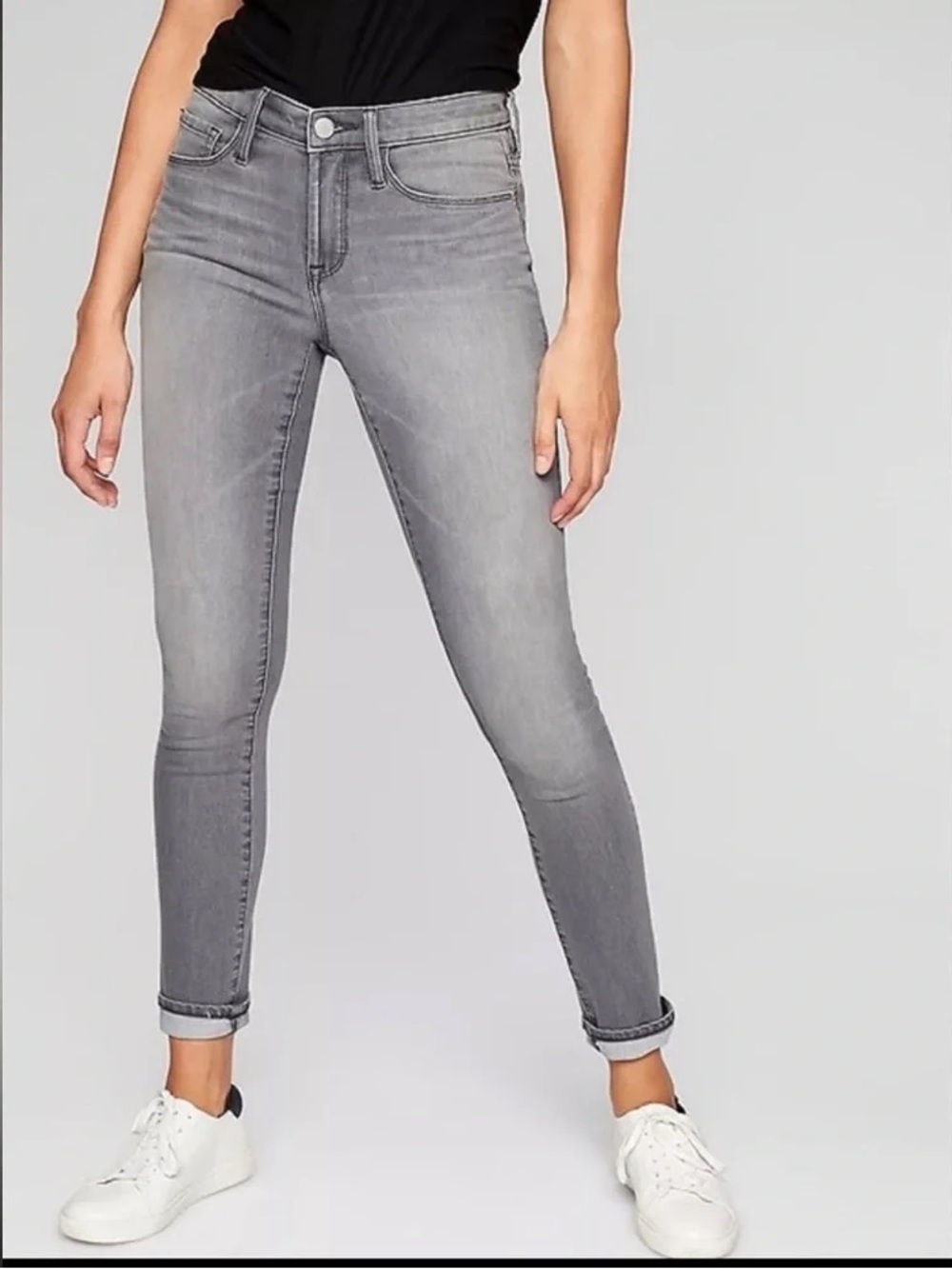 Athleta Women’s Grey Sculptek Skinny Jeans